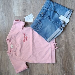 Adriano Goldschmied Mermaid Life 2 Piece Outfit Size 4T